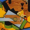 Juan Gris Still Life with Guitar paint by number