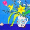 Jug And Wild Daffodils paint by number