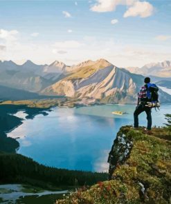 Kananaskis Alberta Canada paint by number