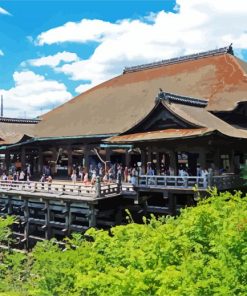 Kiyomizu Japan paint by numbers