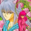 Kurama Yu Yu Hakusho paint by numbers