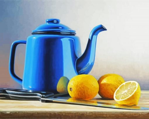 Lemons Still Life paint by numbers