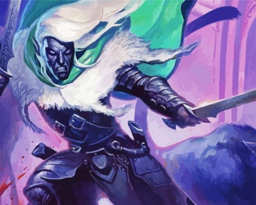 Mad Drizzt paint by numbers