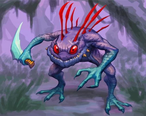 Murloc Hunter paint by number