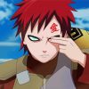 Naruto Gaara paint by number