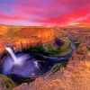 Palouse Waterfall paint by number