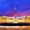 Parliament House Canberra paint by number