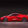 Red Chevrolet Corvette C8 Car paint by numbers