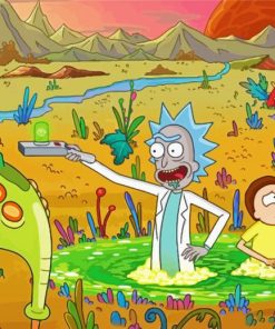 Rick And Morty Volume Two paint by numbers