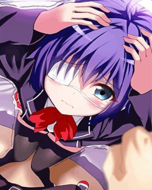 Sad Rikka Takanashi paint by number