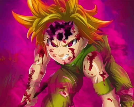 Seven Deadly Sins Melodias Demon Nanatsu paint by numbers