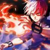 Todoroki MHA paint by numbers