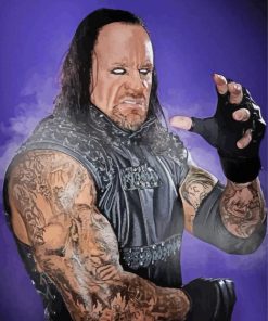 Undertaker Wrestler paint by number