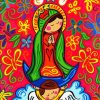 Virgencita Plis Art paint by number