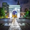 Washington Square Park New York paint by number