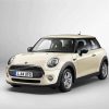 White Mini Cooper paint by numbers