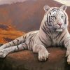 White Tiger paint by numbers