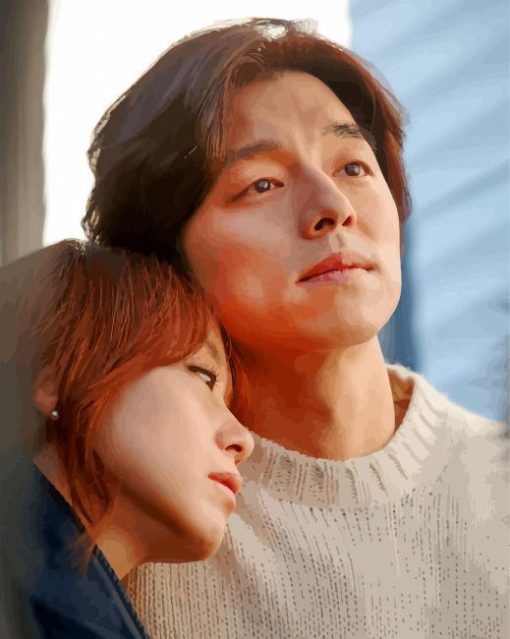 A Man And A Woman Korean Movie paint by number