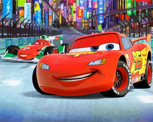 Aesthetic Cars Movie paint by number