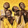 African Children Laughing paint by numbers