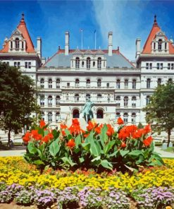 Albany State Capitol Building paint by number