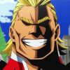 All Might paint by number