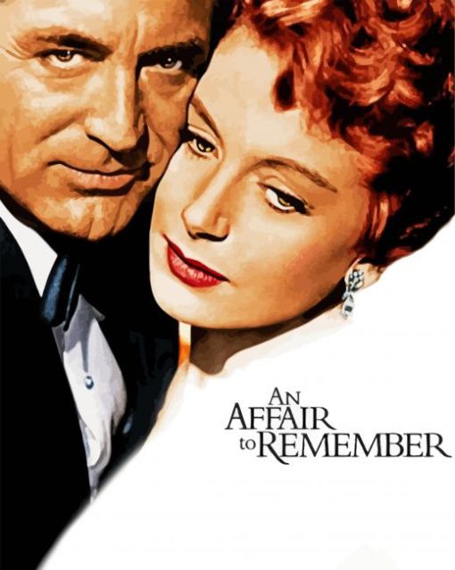 An Affair To Remember Movie Poster paint by number