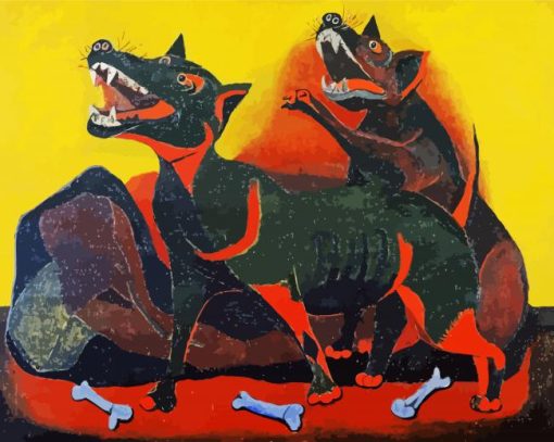 Animals By Rufino Tamayo paint by number