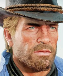 Arthur Morgan Red Dead Redemption 2 Character paint by number