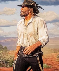 Arthur Morgan Red Dead Redemption 2 paint by number