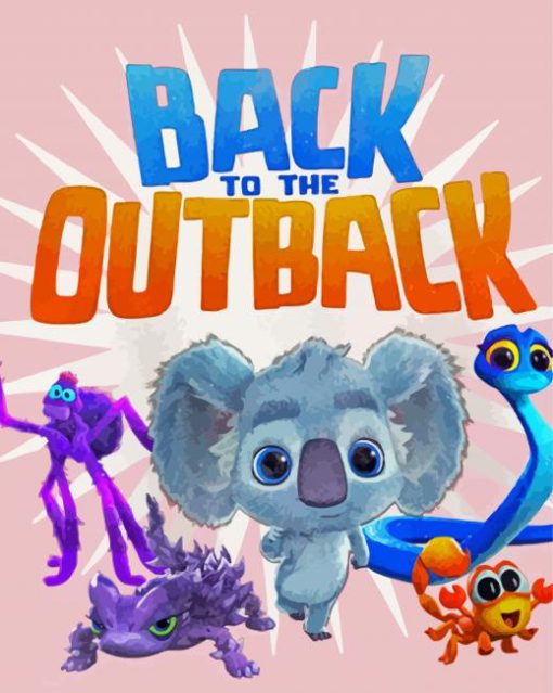 Back To The Outback Poster paint by number