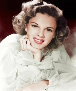 Beautiful Judy Garland paint by number