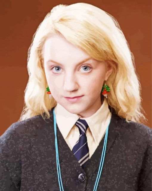 Beautiful Luna Lovegood paint by number