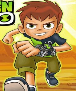 Ben 10 Animation paint by number