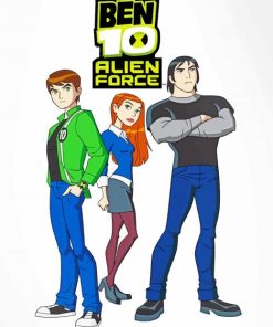 Ben 10 Animated Cartoons paint by number