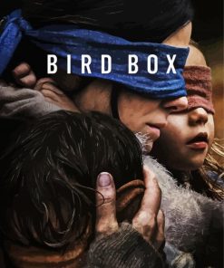 Bird Box Movie Poster paint by number