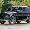 Black Mercedes G Wagon paint by number