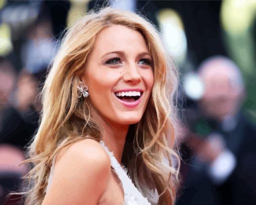 Blake Lively paint by number