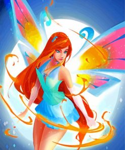 Bloom Winx Club Anime paint by number