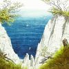 Chalk Cliffs On Rugen By Caspar David Friedrich paint by number