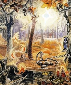 Charles Burchfield Painting paint by number