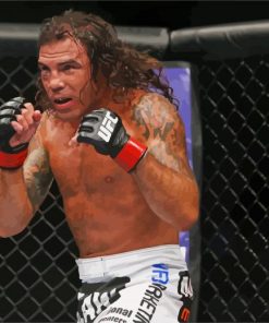 MMA Fighter Clayton Guida Charles paint by numbers