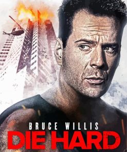 Die Hard Movie Poster paint by number