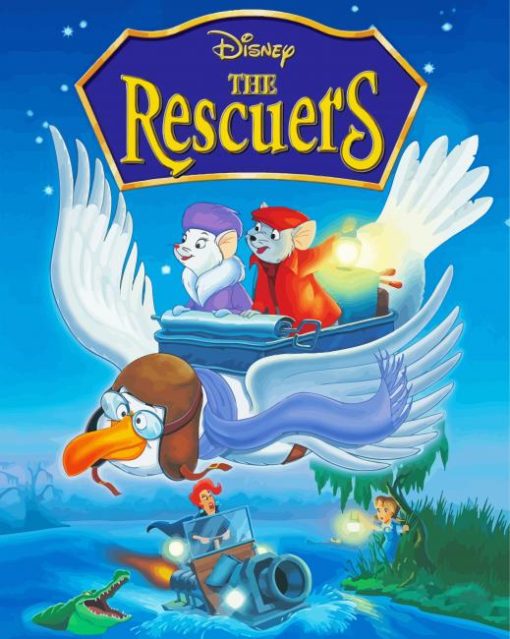 Disney The Rescuers paint by number