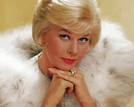 Doris Day American Actress paint by number