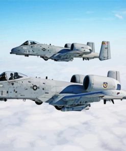 Fairchild A 10 Thunderbolt II Planes paint by number