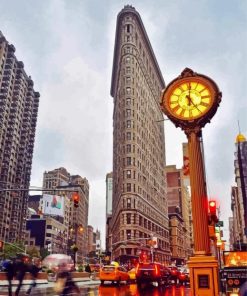 Flatiron Building New York City paint by number