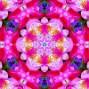 Flower kaleidoscope Art paint by number