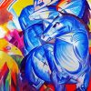 Franz Marc Blue Horses paint by number