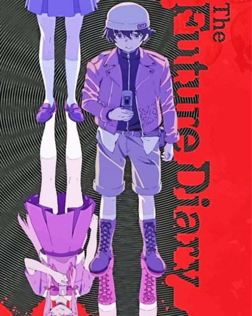 Future Diary Poster paint by number